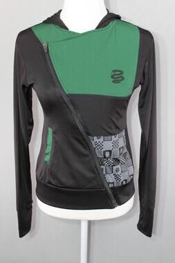 Harry Potter Slytherin Hogwarts Wizarding World Zip Hoodie Jacket Women's XS